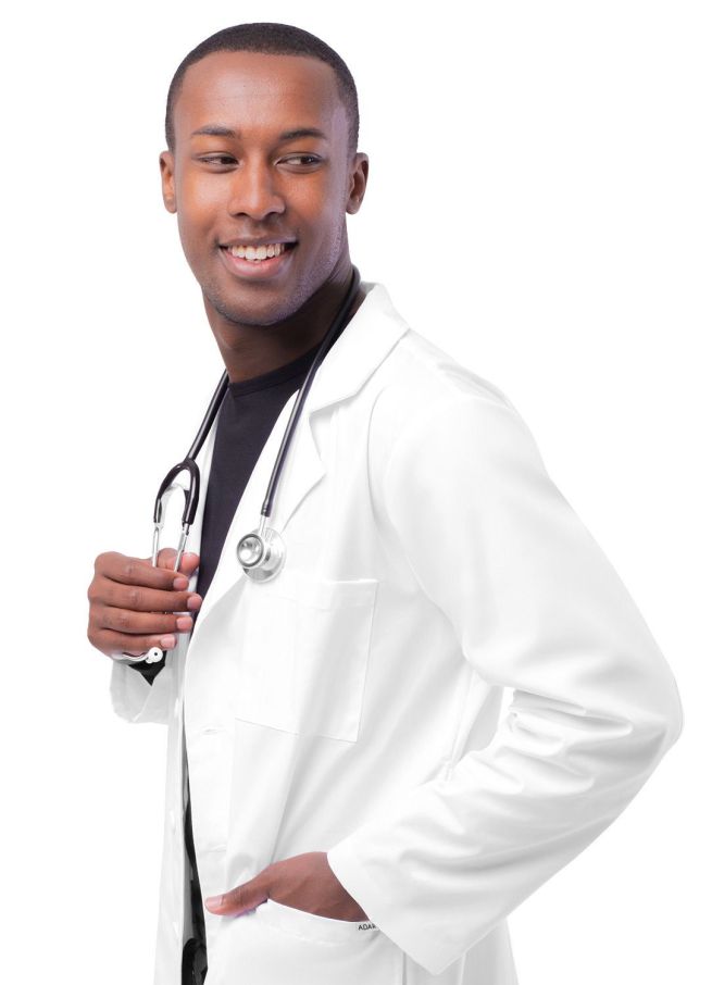Unisex Inner Pockets Medical Lab Coats by Adar Uniforms