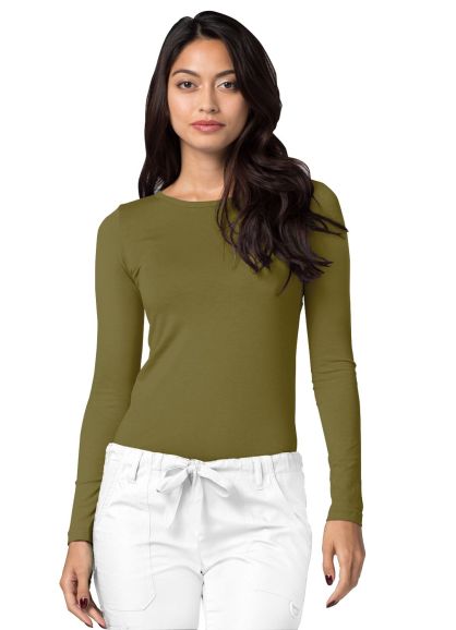 Long Sleeve Comfort Tee Martini Olive 2X