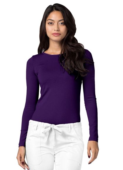 Long Sleeve Comfort Tee Purple 2X