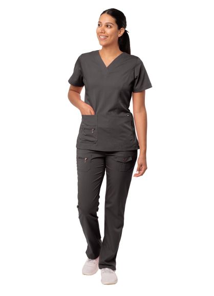 Women's Breakthrough Plus Scrub Set Pewter 3X