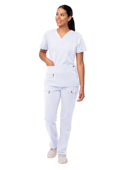 Women's Breakthrough Plus Scrub Set White 2X