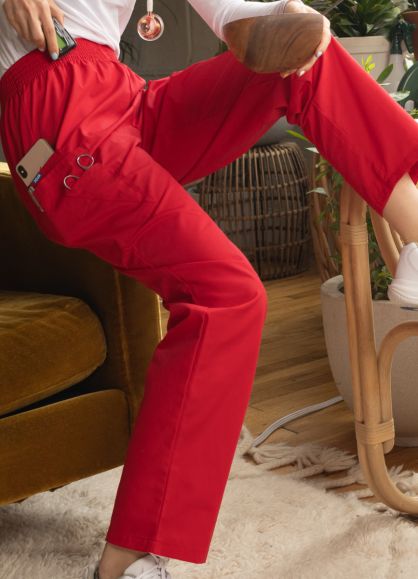 Cargo Utility Pants Red 4X