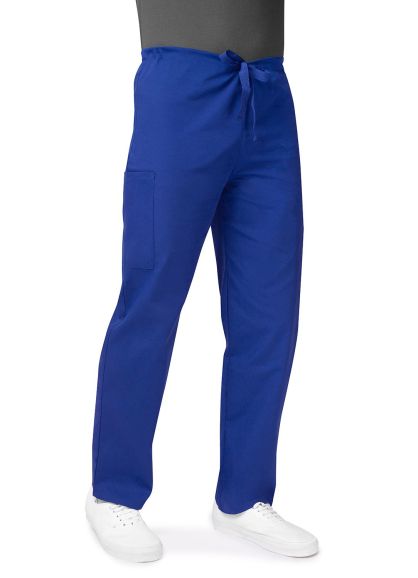 Unisex Drawstring Pants Royal Blue 3X