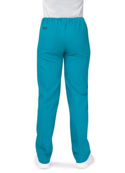 Unisex Drawstring Pants Teal Blue 2X
