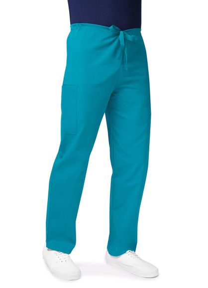 Unisex Drawstring Pants Teal Blue 2X