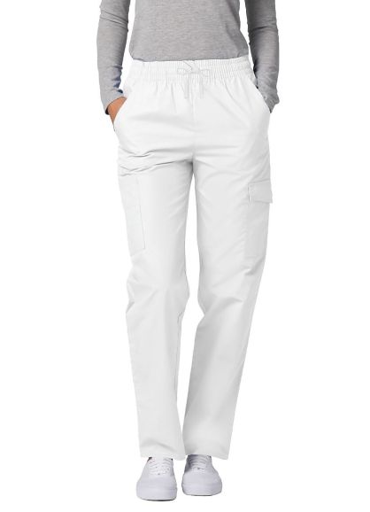 Multipocket Cargo Pants Petite White 2X