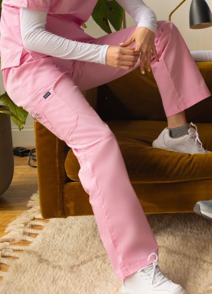 Low-Rise Drawstring Pants Sherbet 2X