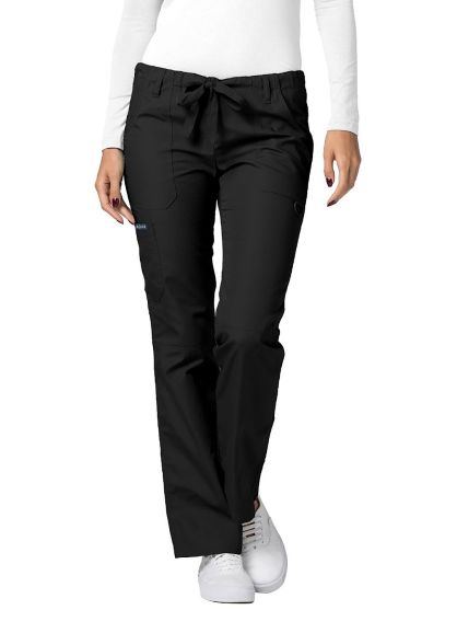 Low-Rise Drawstring Pants Black 2X