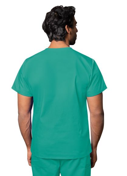 Unisex V Neck Tunic 1 Pocket Surgical Green 2X