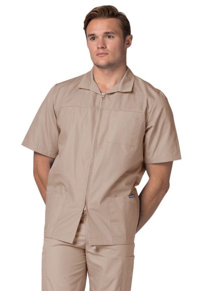 Men's Zippered Jacket Khaki 3X