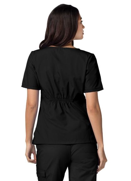 Sweetheart V-neck Top Black 2X