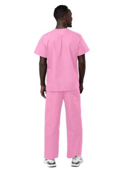 Unisex Drawstring Scrub Set Sherbet 3X