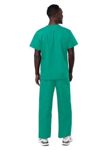 Unisex Drawstring Scrub Set Surgical Green 2X