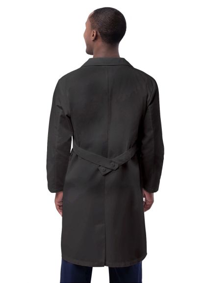 Unisex 39" Lab Coat with Inner Pockets Pewter 34