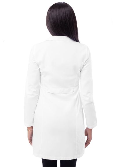 Women's 36" Slim-Fit Lab Coat White 18