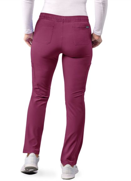 Skinny Leg Cargo Pant Wine 2X