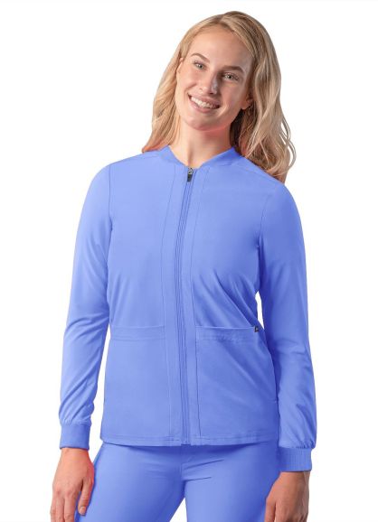 Women's Bomber Zipped Jacket Ceil Blue 2X