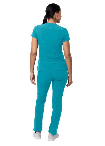Women's Go-Basic Scrub Set Teal Blue 2X