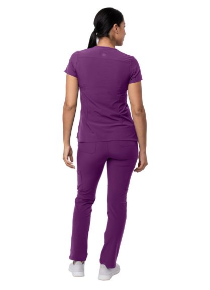 Women's Go-Higher Scrub Set Eggplant 2X