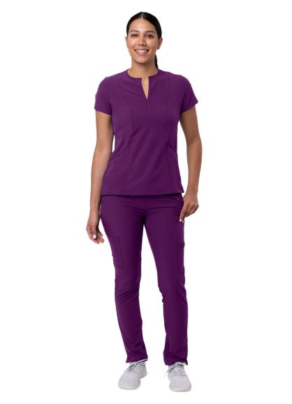 Women's Go-Higher Scrub Set Eggplant 2X