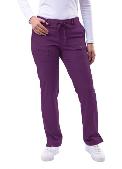 Women’s Slim Fit 6 Pocket Pant Eggplant 2X