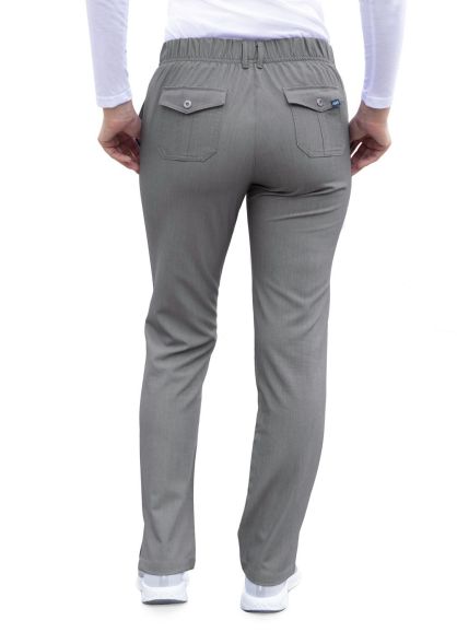Women's Slim Fit 6 Pocket Pant Heather Grey 3X