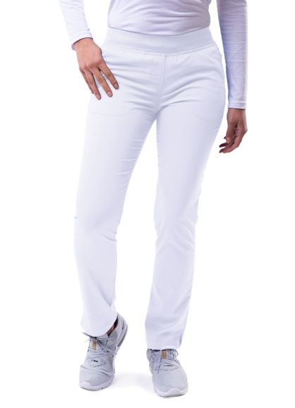 Women's Skinny Leg Yoga Pant White 2X