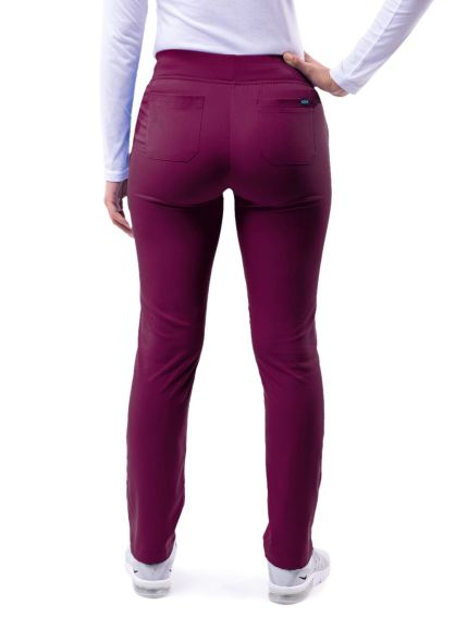 Women's Skinny Leg Yoga Pant Wine 2X