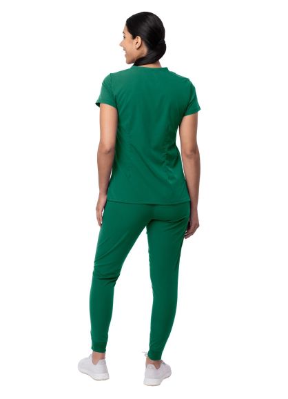 Women's Movement Booster Jogger Scrub Set Hunter Green S
