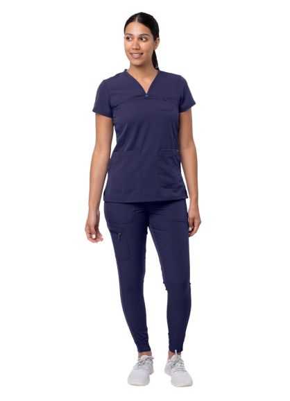 Women's Movement Booster Jogger Scrub Set Navy 2X
