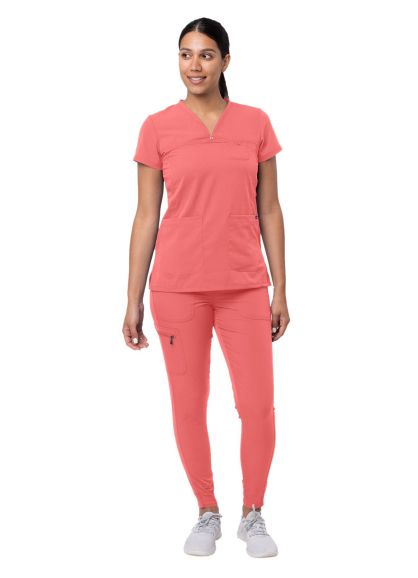 Women's Movement Booster Jogger Scrub Set Rapture Rose 2X