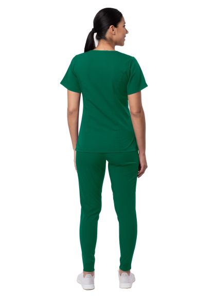 Women's Flawless Plus Scrub Set Hunter Green 2X