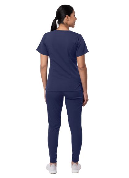 Women's Flawless Plus Scrub Set Navy 2X