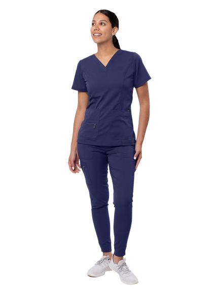 Women's Flawless Plus Scrub Set Navy 2X