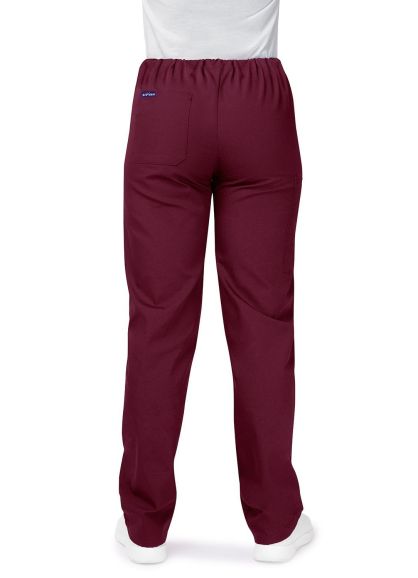 Unisex Drawstring Pants Burgundy 2X