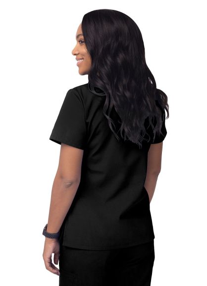 Women’s Mock Wrap Top Black 2X