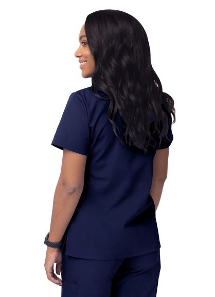 Women’s Mock Wrap Top Navy 2X
