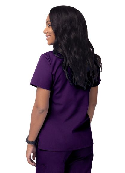 Women’s Mock Wrap Top Purple 2X