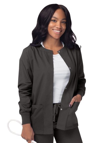 Women's Warm-Up Jacket Charcoal 2X