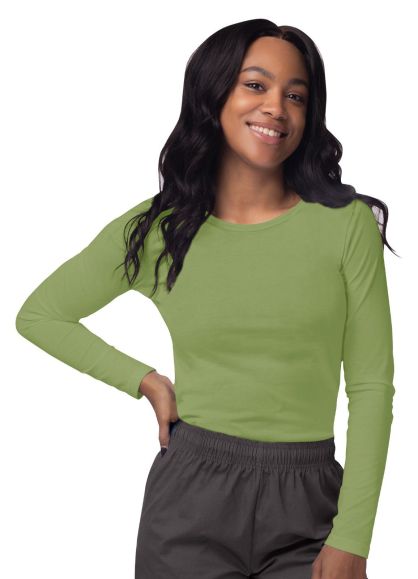 Long Sleeve Comfort Tee Spring Leaf 2X