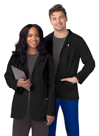 31" Unisex Consultation Coat Black 3X
