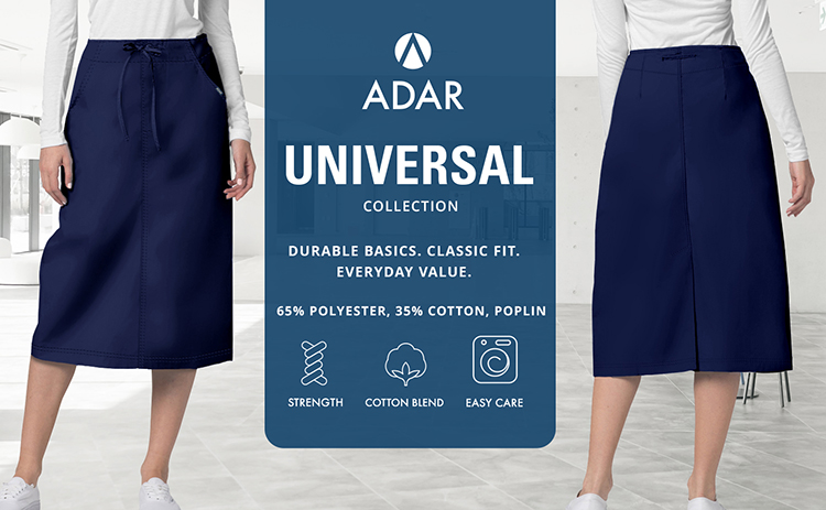 Womens navy blue skirt